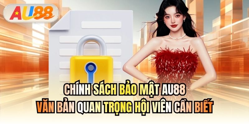 Chính sách bảo mật AU88 - văn bản quan trọng hội viên cần biết